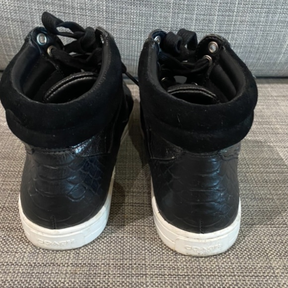 COACH Pembroke Patchwork women's boots size 6.5B - Picture 3 of 9